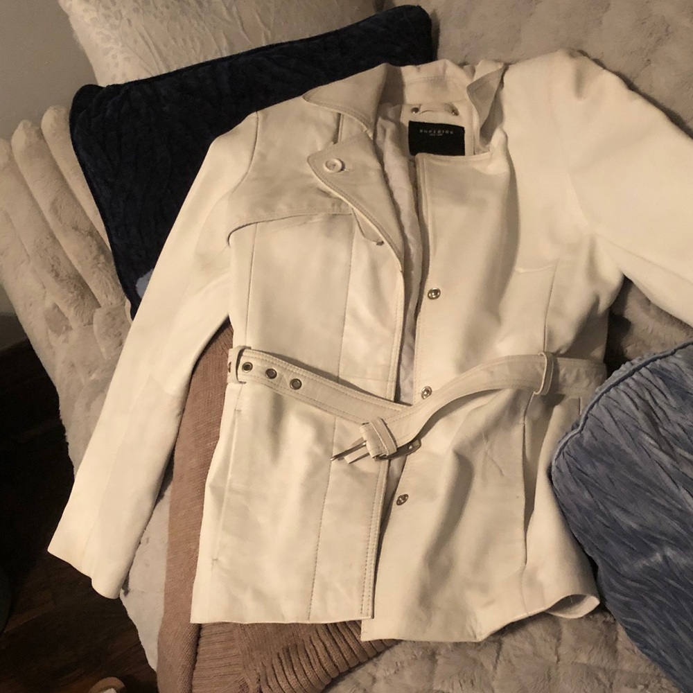 White Belted Jacket